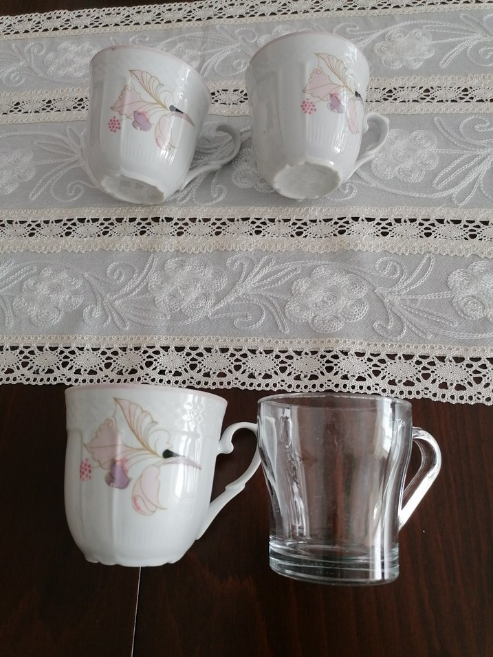 Vintage Çay & Kahve Fincanı (3 adet) - Görsel 4