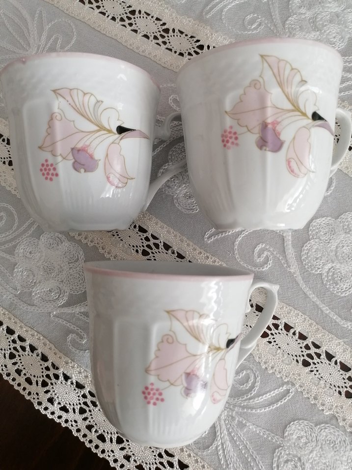 Vintage Çay & Kahve Fincanı (3 adet) - Görsel 5