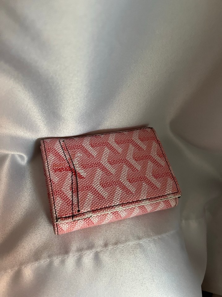 Gri Baskılı Pembe Fermuarlı Kartlık - Görsel 2