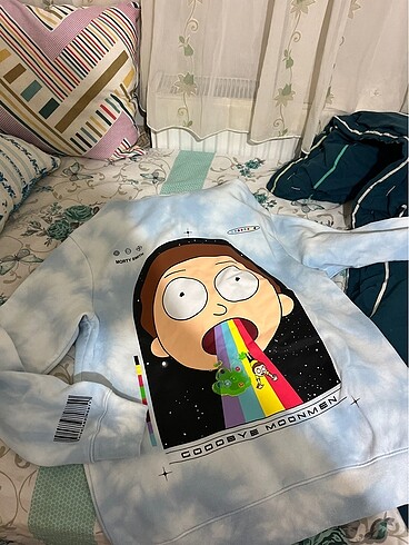 H&M H&M rick and morty kalın sweatshirt