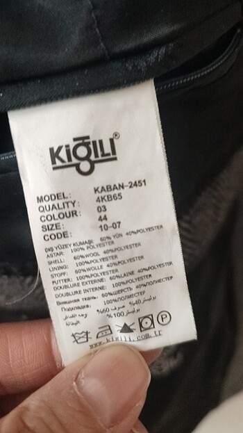 l Beden gri Renk Abdullah Kiğılı marka erkek kaban