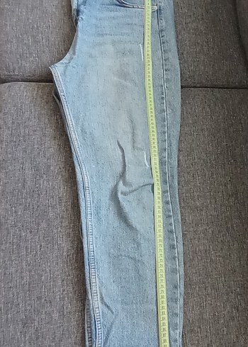 Addax Gri Mavi Loose mom jeans Pantolon