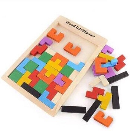 Ahşap Blok Tetris Zeka Oyunu