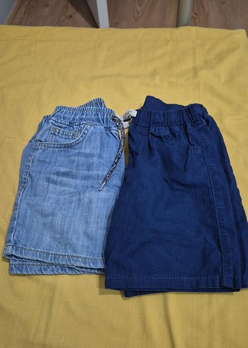 keten ve kot şort 2'li - Görsel 5