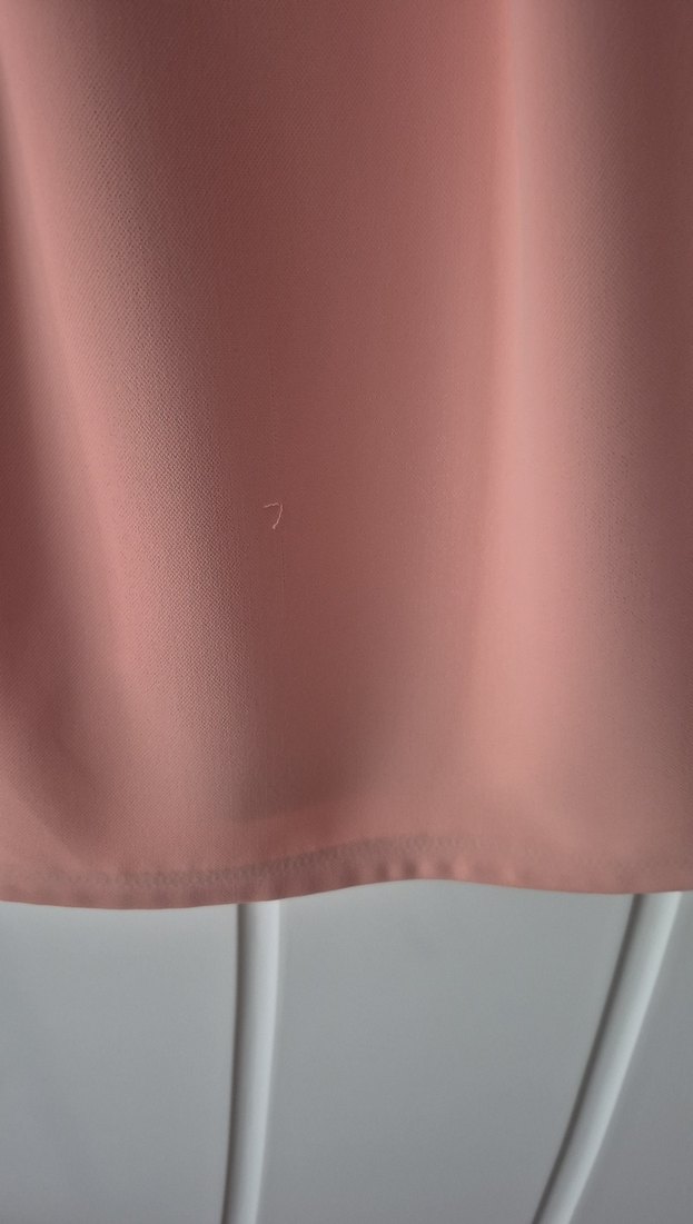 Pembe Piliseli Midi Elbise - Görsel 3