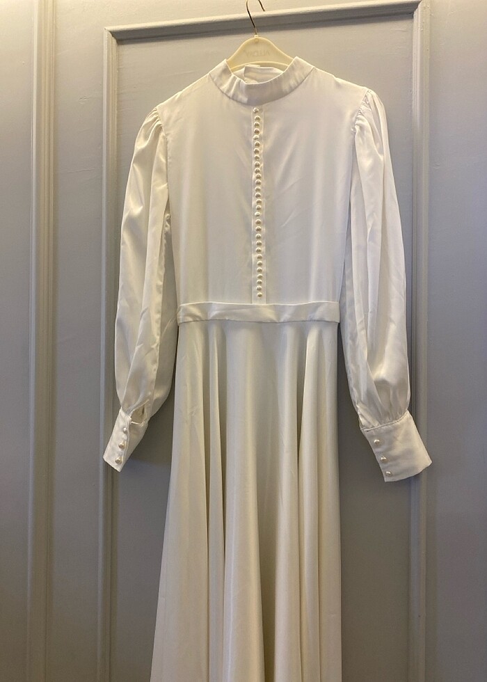 Beyaz elbise - Görsel 3