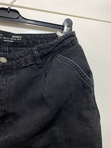 42 Beden siyah Renk Stradivarius slouchy pantolon