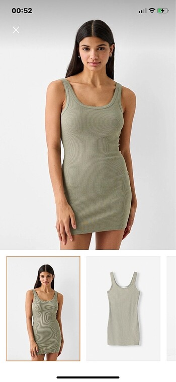 bershka mini elbise