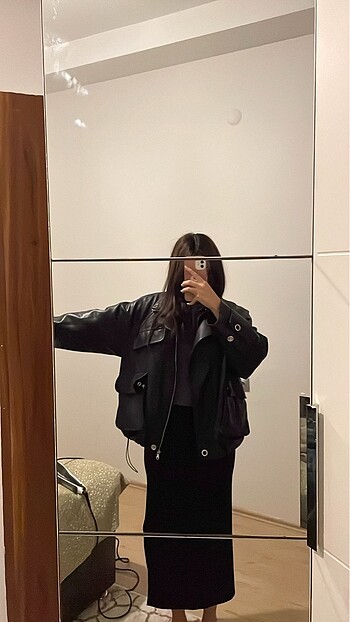 pull and bear deri ceket