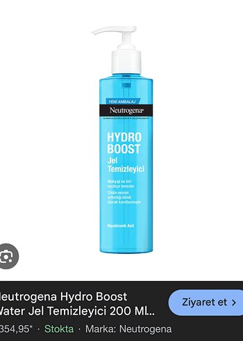Neutrogena Hydro Boost Jel Temizleyici