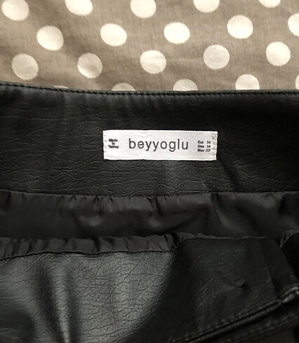 xs Beden Beyyoğlu Deri etek