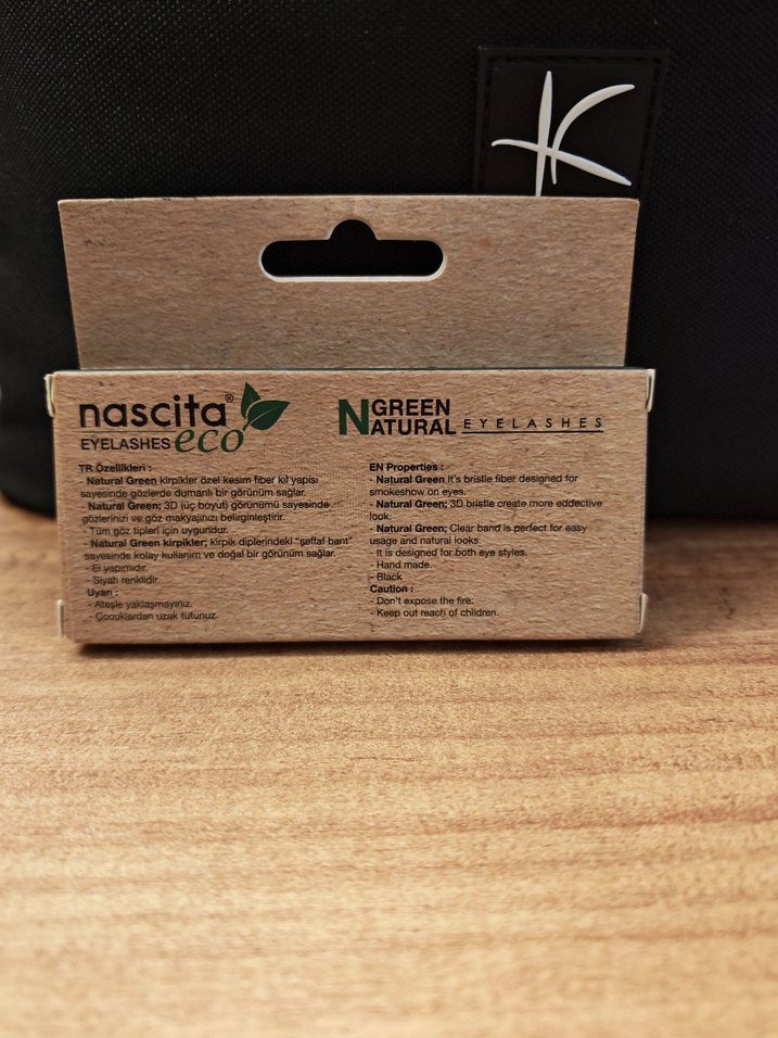 Nascita Eco El Yapımı Takma Kirpik - Görsel 2