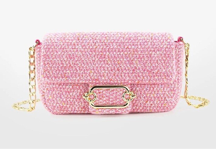 Housebag Tüvit Pembe Çanta
