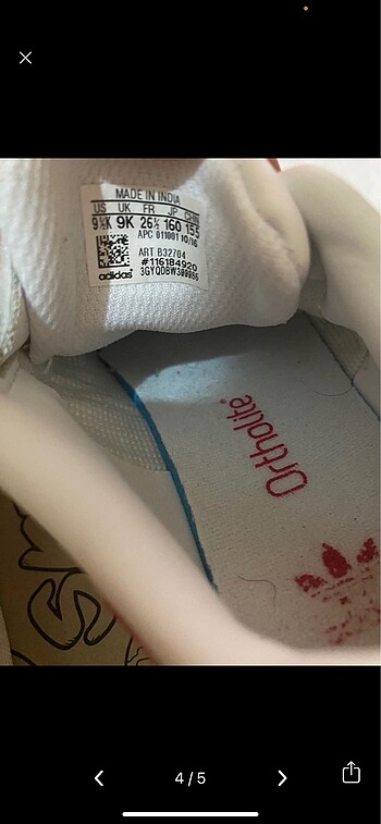 26 Beden beyaz Renk Orijinal Adidas stan smıth