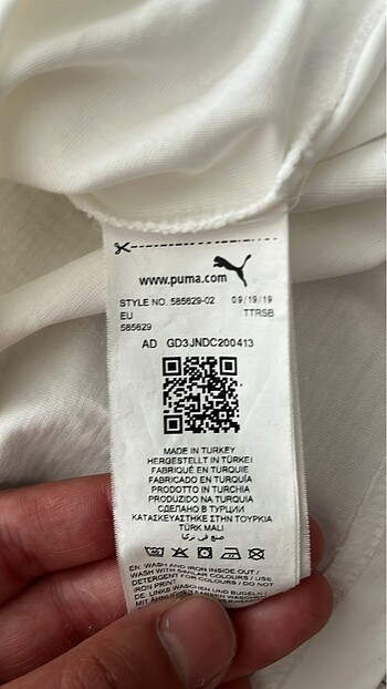 s Beden beyaz Renk PUMA İSTANBUL KOLEKSİYON