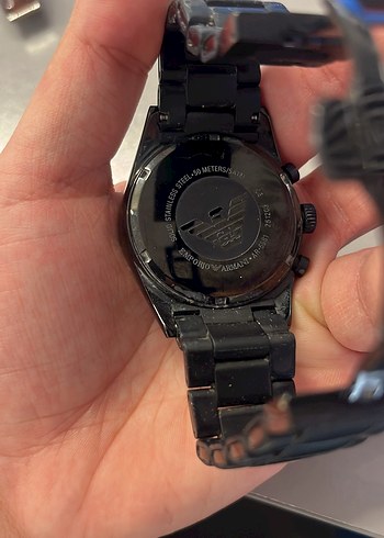 Emporio Armani Siyah Erkek Emporio Armani Saat