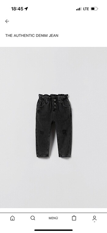 Zara çocuk Jean