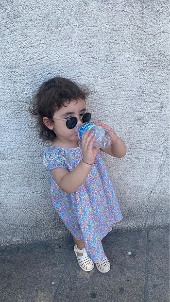 Zara Çiçekli Elbise