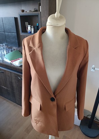 Diğer Düğmeli Kadın midi boy Blazer