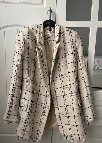 Diğer Ekose Midi Blazer