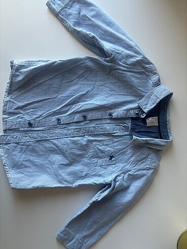 H&M H&M 12-18 ay mavi gömlek