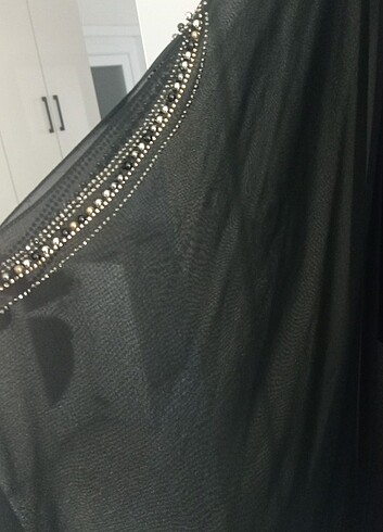 48 Beden siyah Renk Abaya 