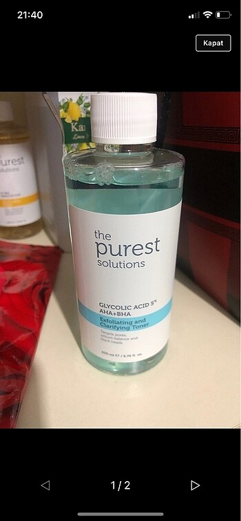 The purest solutions Glikolik asit tonik