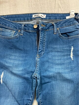 32 Beden mavi Renk Koton jean