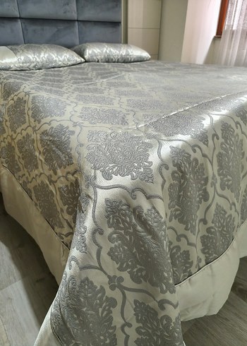 Gri desenli Yatak Örtüsü - Görsel 2