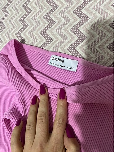 Bershka Fitilli Tek Kol Body