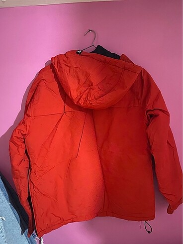 Pull and Bear KIRMIZI KANGURU CEKET
