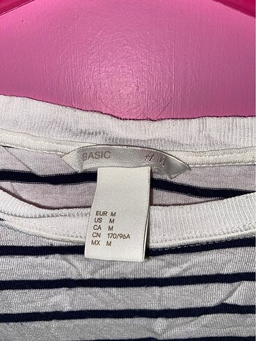 H&M ÇİZGİLİ ÜST