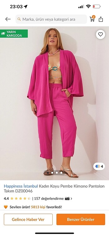 Happiness İstanbul Kimono pantolon takım