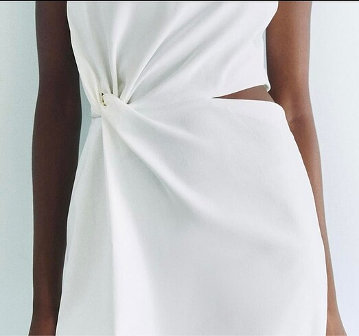 Zara Keten elbise