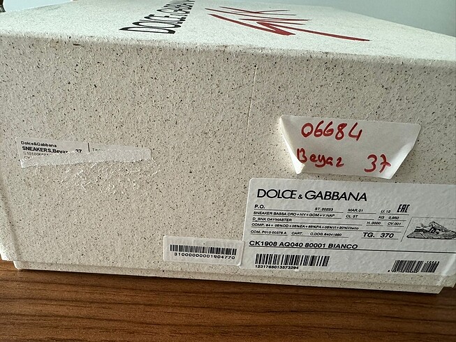 37 Beden beyaz Renk Dolce&Gabbana Spor Ayakkabı