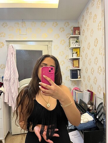 Bershka Bershka Püsküllü elbise
