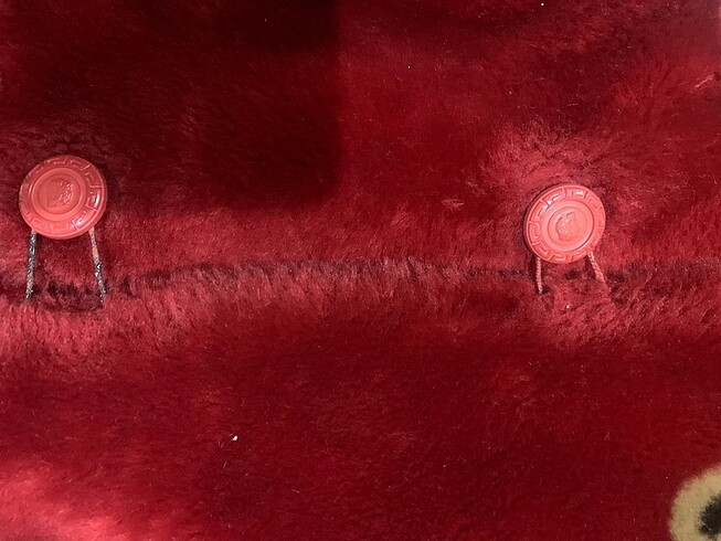 7 Yaş Beden bordo Renk Men anorak marka 1 beden kız cocuk kürkü bordo