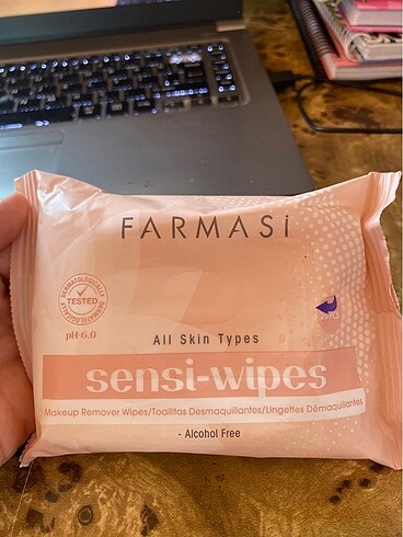 farmasi makyaj temizleme mendili