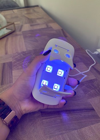 Pembe UV Tırnak Jeli ve Mini Uv Led Lamba - Görsel 3