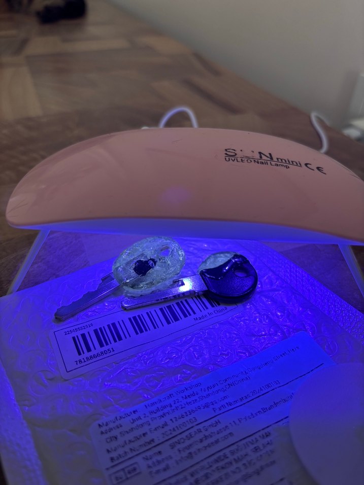 Pembe UV Tırnak Jeli ve Mini Uv Led Lamba - Görsel 5