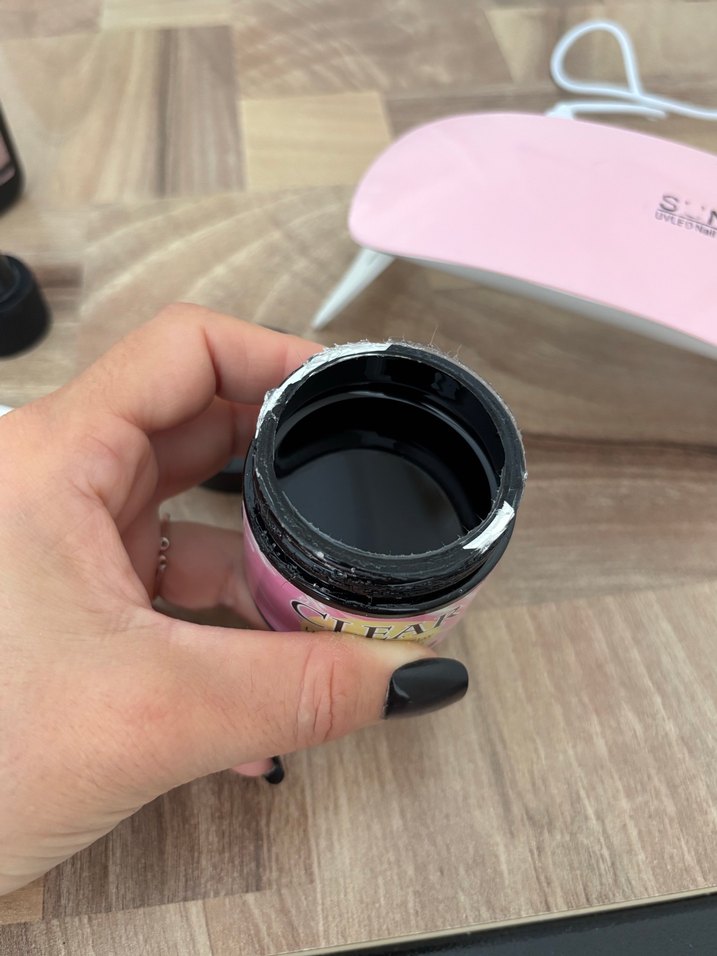 Pembe UV Tırnak Jeli ve Mini Uv Led Lamba - Görsel 4