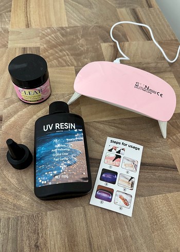 Uv Tırnak Jeli / Uv Reçine