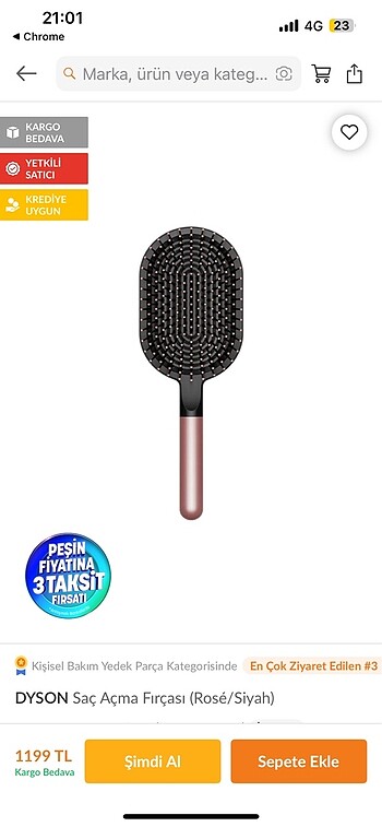 Dyson Tarak Fırça