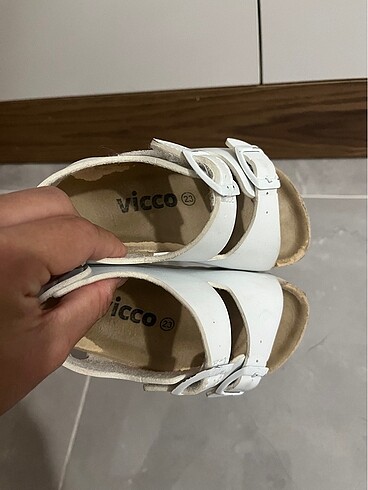 23 Beden Vicco Last Çocuk Sandalet Beyaz