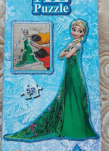  Beden 52 Parça Disney Frozen XL Puzzle Dev Puz