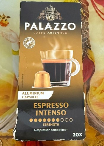 Palazzo Espresso İntenso. 20 adet.