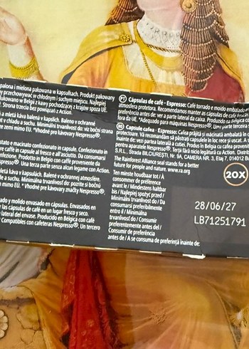 Nespresso Palazzo Espresso İntenso. 20 adet.