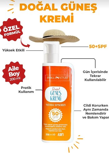 Missha Doğal güneş kremi ve losyonu.