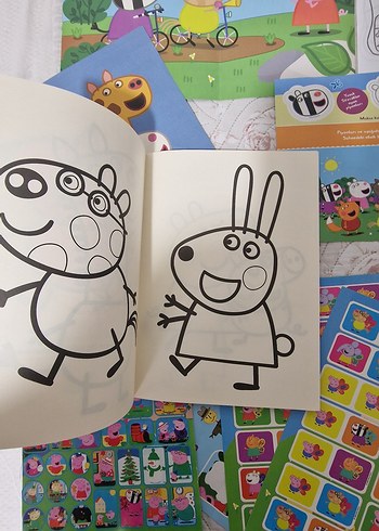  Beden Renk Küçük Peppa Pig hayranları için!