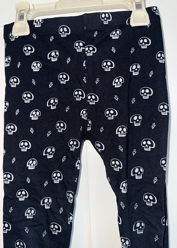 H&M siyah tayt, 5/6 yaş. - Görsel 2